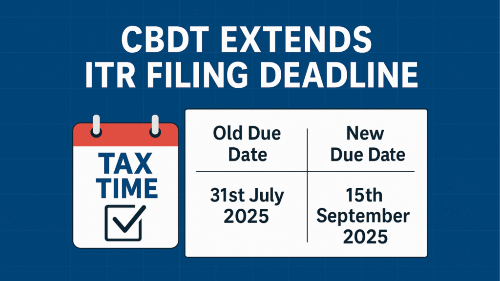 ITR Filing Deadline AY 2025-26