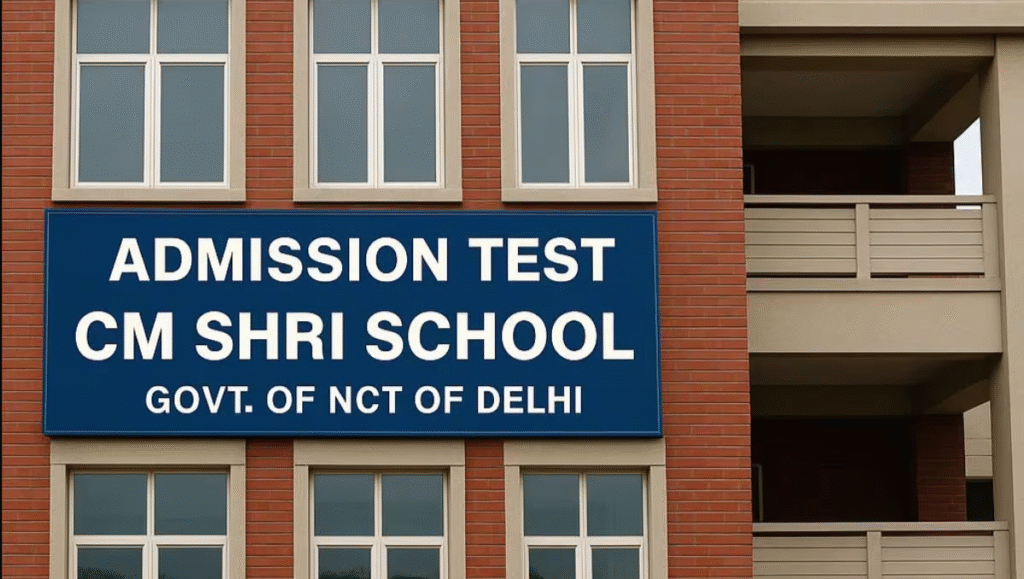 CM Shri admission test 2025